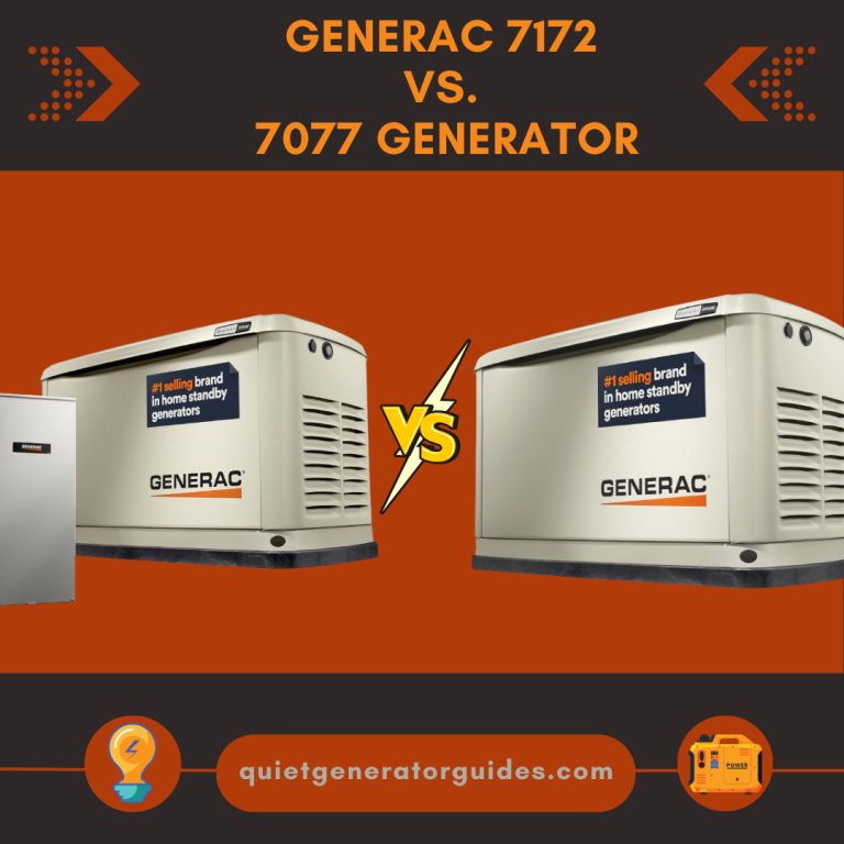 Generac 7172 vs 7077 Generator