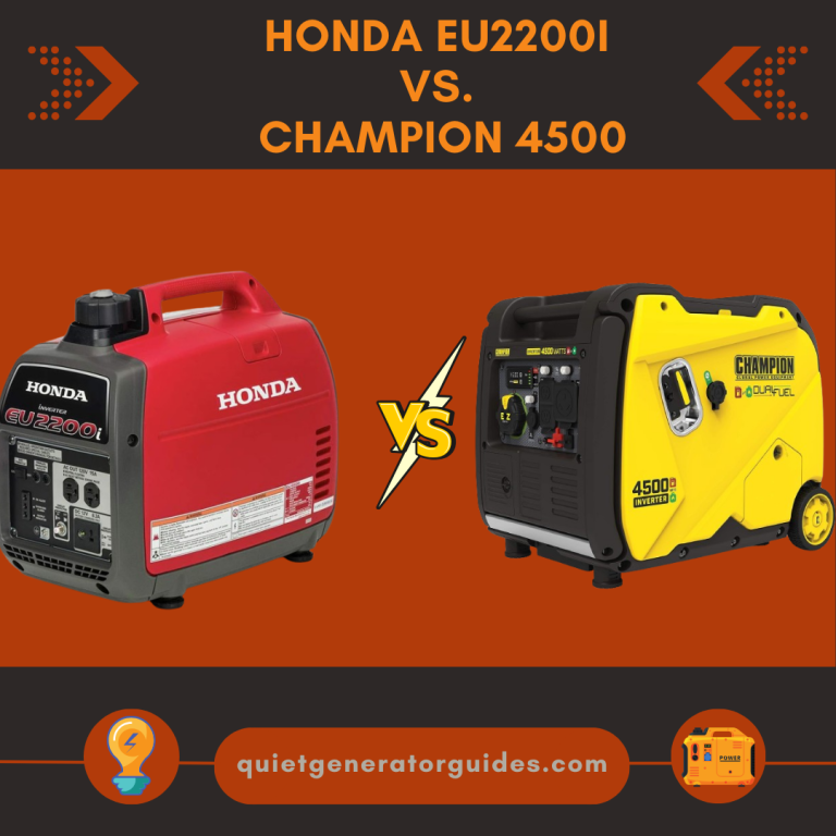 Honda eu2200i vs Champion 4500 Generator